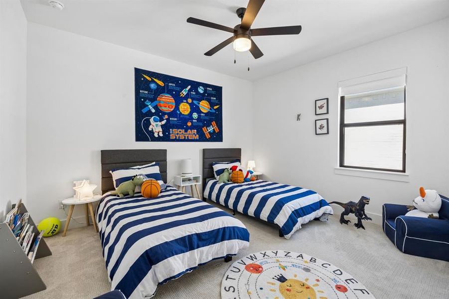 Furnished interior view inside a new home in Fields 50', Frisco (Image 33). Furnished interior view inside a new home in Fields 50', Frisco (Image 33).