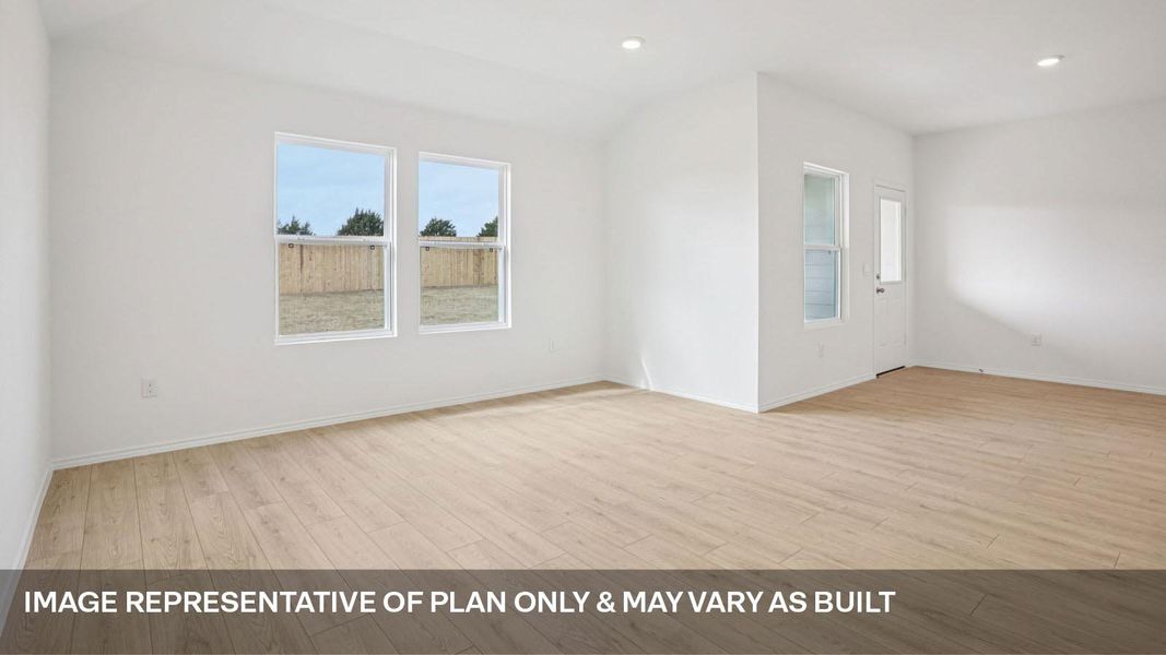 Spacious, unfurnished interior of a new home in Carillon, Manor (Image 23).