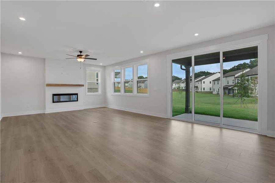 Spacious, unfurnished interior of a new home in The Paddocks at Doc Hughes, Buford (Image 45).