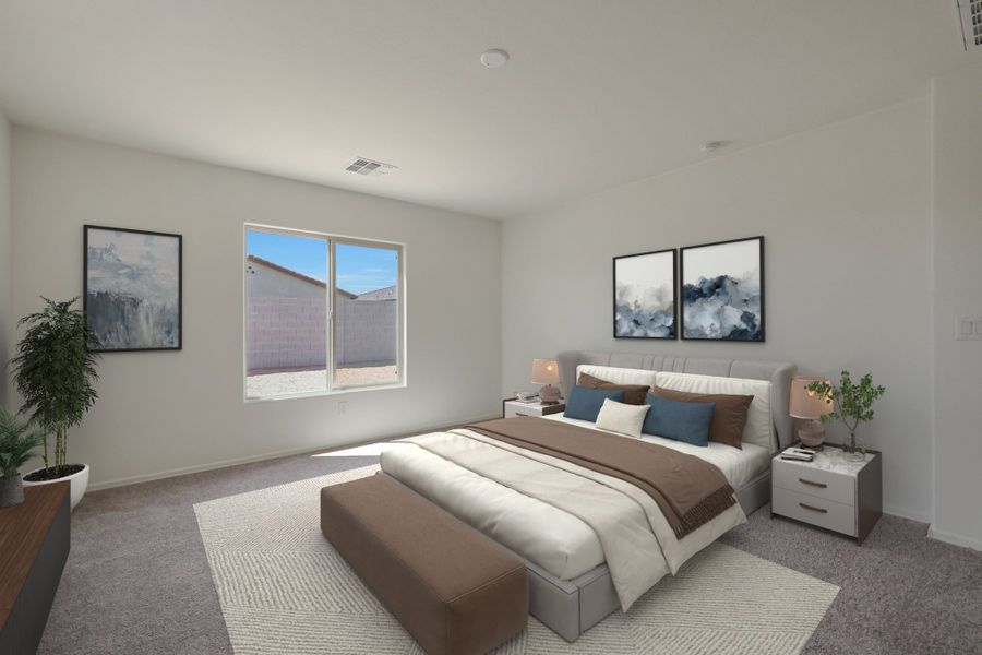 Furnished interior view inside a new home in Cross Creek Ranch, Coolidge (Image 13).