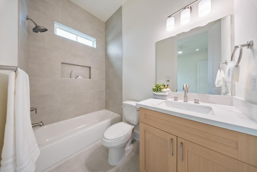 Furnished interior view inside a new home in , Houston (Image 4).