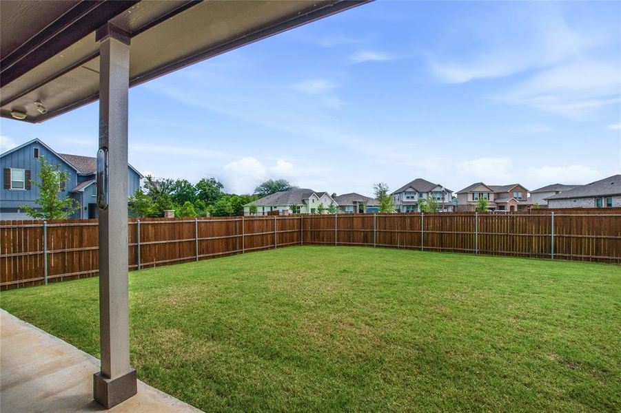 Exterior details and patio area of a home in , Denton (Image 23).