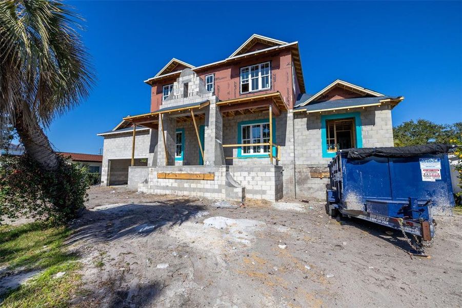 In-progress construction of a new home in , St. Petersburg, FL (Image 11).