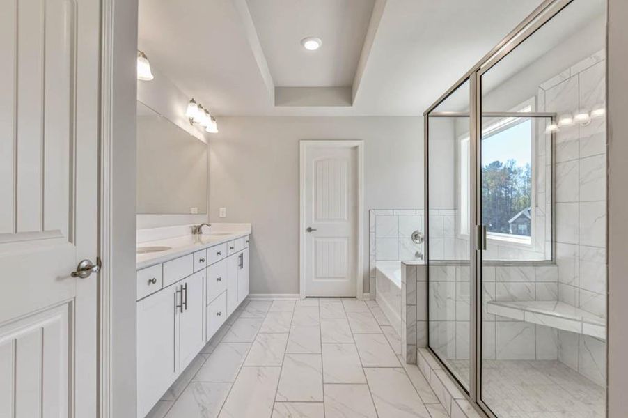 Furnished interior view inside a new home in Thalley Creek Estates, Cumming (Image 11).
