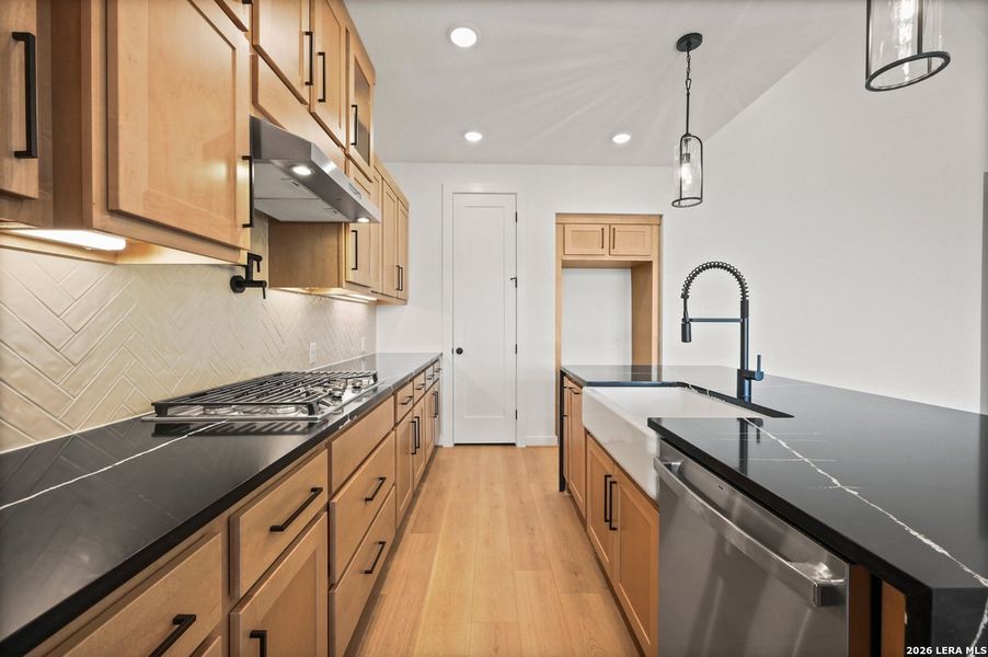 Furnished interior view inside a new home in The Crossvine, Schertz (Image 10).