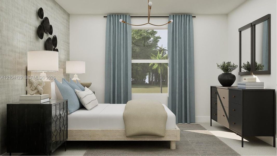 Furnished interior view inside a new home in Verdana Grove, Miami (Image 13). Furnished interior view inside a new home in Verdana Grove, Miami (Image 13).