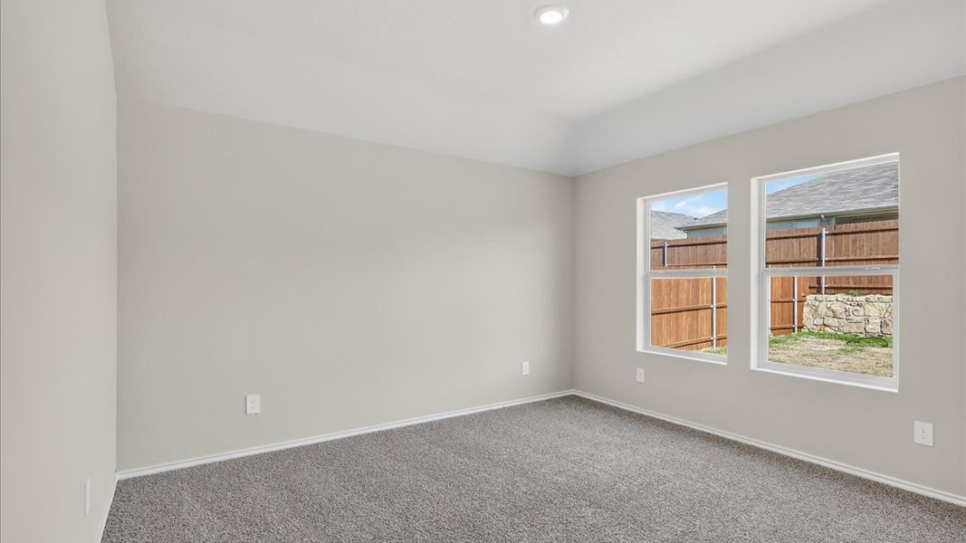 Representative unfurnished interior of a home built from the Abbot by D.R. Horton in Hickory Grove, Krum (Image 10).