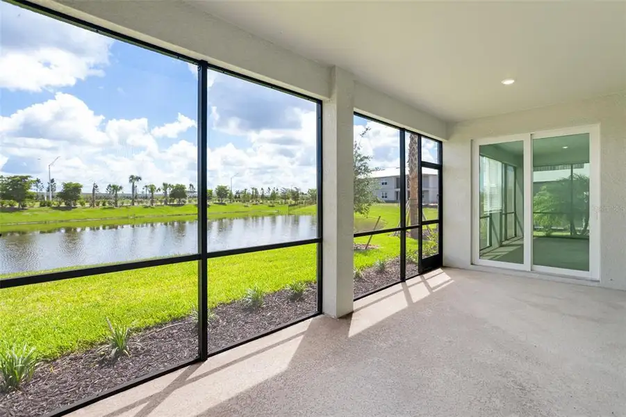 Exterior details and patio area of a home in Calusa Country Club, Lakewood Ranch (Image 27).