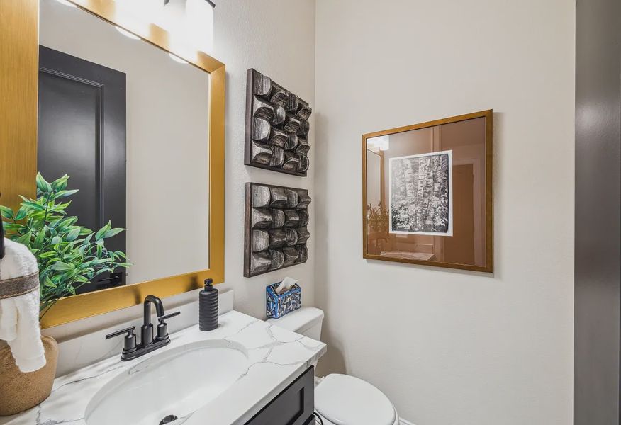 Plan 5042 powder room - staged - 11 of 20