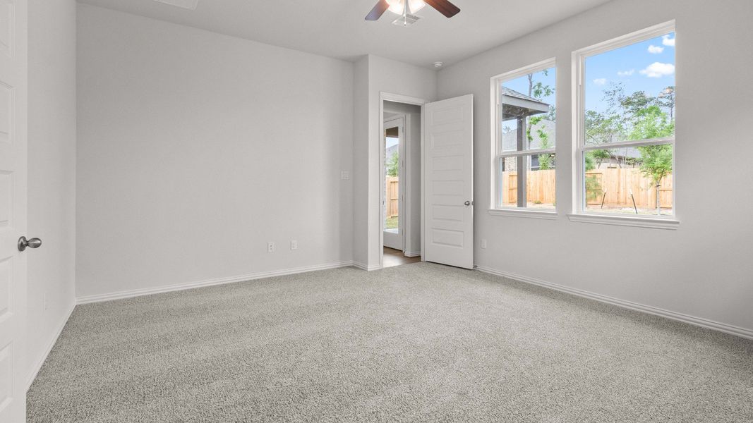 Representative furnished interior of a home built from the Capri II by Brightland Homes in Bridgeland Creekland Village, Cypress (Image 10).