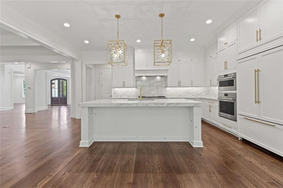 Furnished interior view inside a new home in , Atlanta (Image 15).