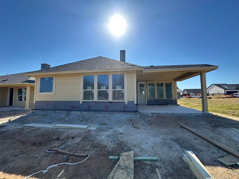 In-progress construction of a new home in Covenant Park, Springtown, TX (Image 8).