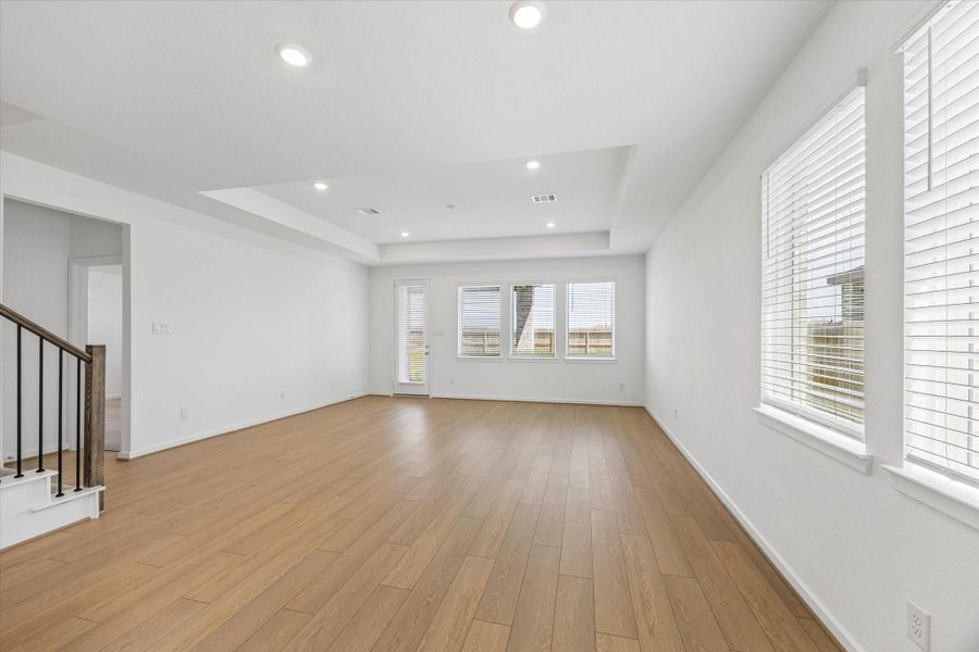 Spacious, unfurnished interior of a new home in Bridge Creek 45s and 50s, Cypress (Image 23).