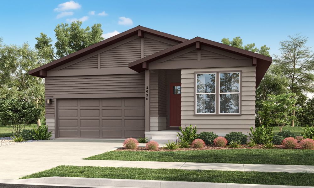 Representative exterior photo of a completed home built from the Christie by Hartford Homes in Prairie Song, Windsor, CO (Image 2). Representative exterior photo of a completed home built from the Christie by Hartford Homes in Prairie Song, Windsor, CO (Image 2).