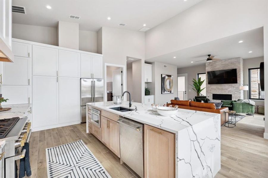 Furnished interior view inside a new home in , Graford (Image 18). Furnished interior view inside a new home in , Graford (Image 18).