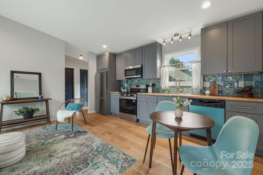 Furnished interior view inside a new home in , Asheville (Image 9). Furnished interior view inside a new home in , Asheville (Image 9).