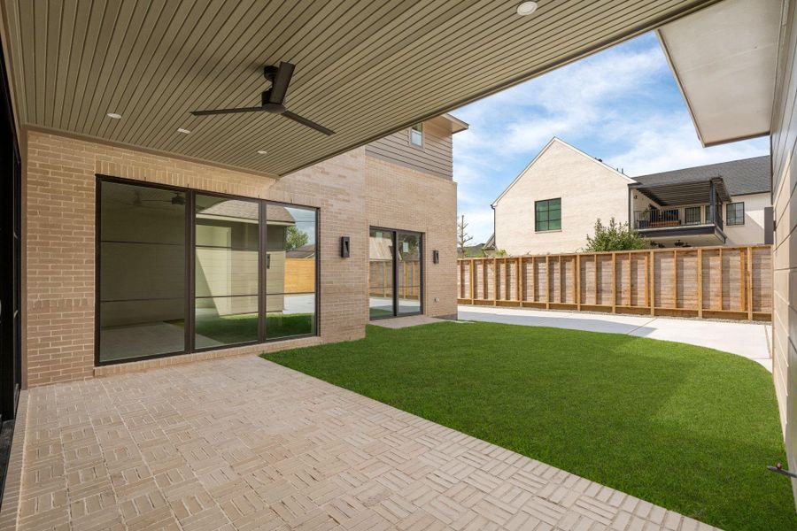 Exterior details and patio area of a home in , Houston (Image 16). Exterior details and patio area of a home in , Houston (Image 16).