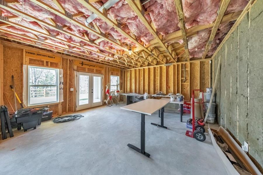 In-progress construction of a new home in , Woodstock, GA (Image 53).