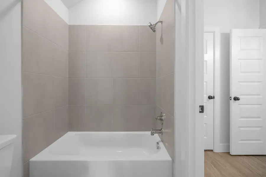 Furnished interior view inside a new home in Santa Rita Ranch - 60', Liberty Hill (Image 9). Furnished interior view inside a new home in Santa Rita Ranch - 60', Liberty Hill (Image 9).