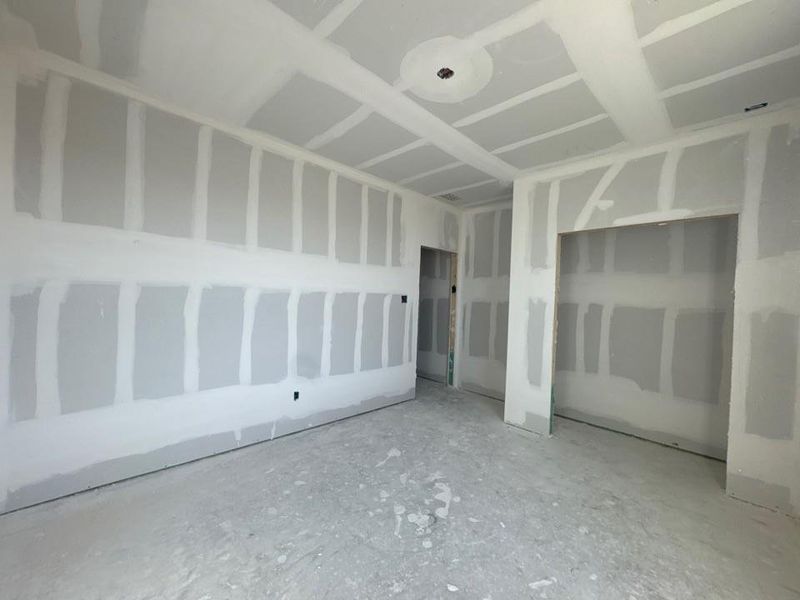 In-progress construction of a new home in Terra Escalante, Blue Ridge, TX (Image 4).