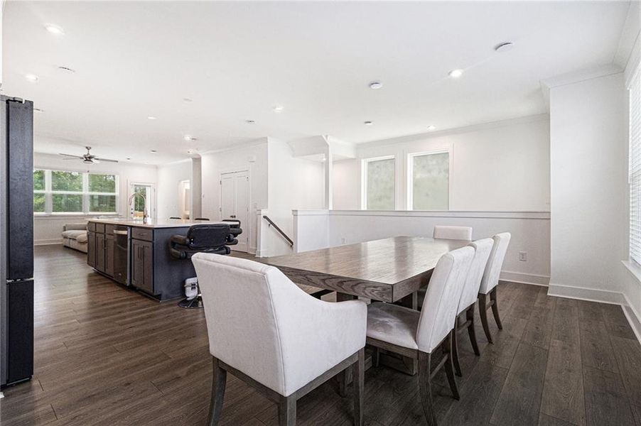 Furnished interior view inside a new home in , Decatur (Image 17).
