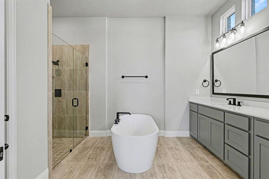 Furnished interior view inside a new home in , Prosper (Image 13).