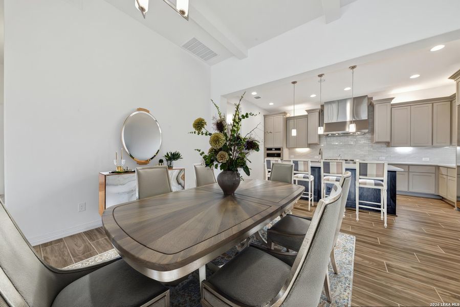 Furnished interior view inside a new home in El Sonido at Campanas, San Antonio (Image 32).