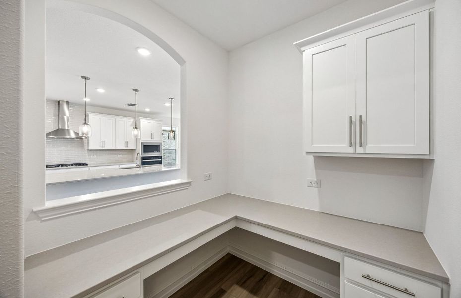 Furnished interior view inside a new home in Creekview Meadows, Pilot Point (Image 11).