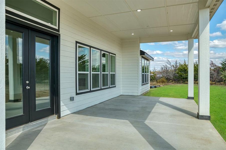 Exterior details and patio area of a home in , Princeton (Image 3).