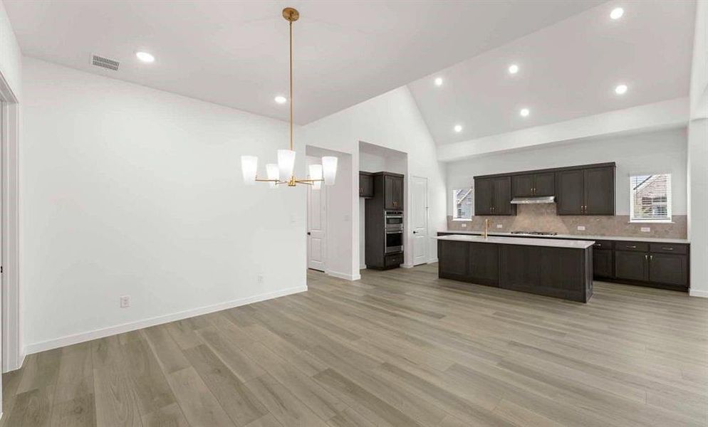 Open Kitchen-Dining Room Open Kitchen-Dining Room