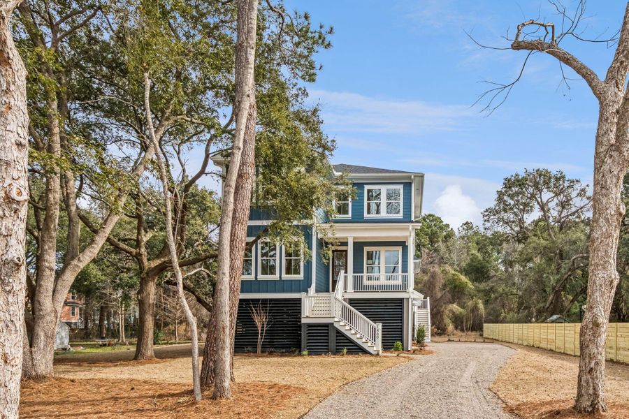 Front exterior of a new home in , Mount Pleasant, SC, highlighting curb appeal (Image 29).