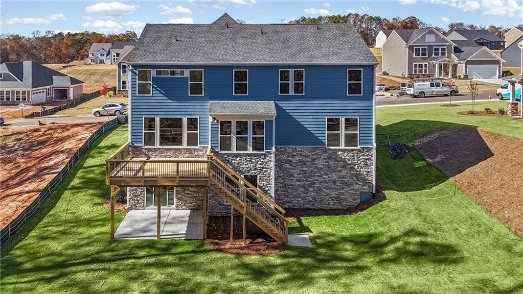 Exterior details and patio area of a home in Pickens Bluff, Hiram (Image 24).