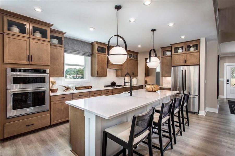 Furnished interior view inside a new home in Wisteria at GreenHouse, Marietta (Image 8).