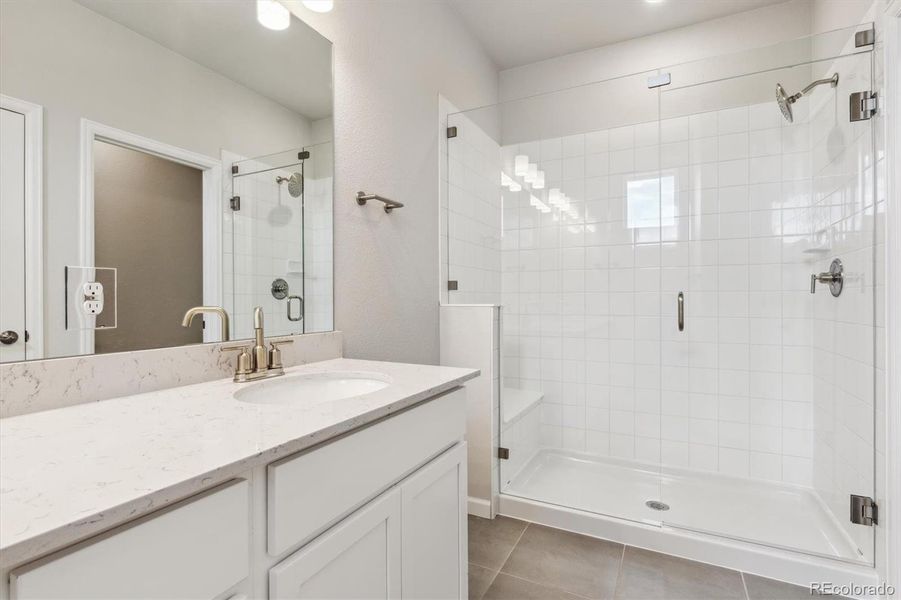 Furnished interior view inside a new home in Attainable Townhomes at Grand Vue at Interlocken, Broomfield (Image 5).