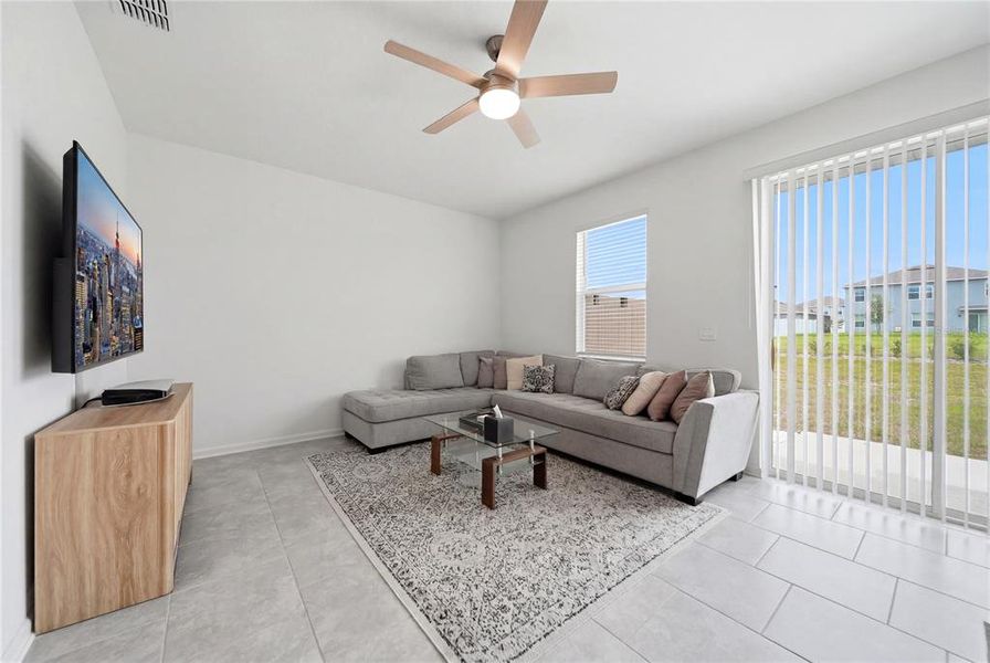 Furnished interior view inside a new home in , Davenport (Image 32).
