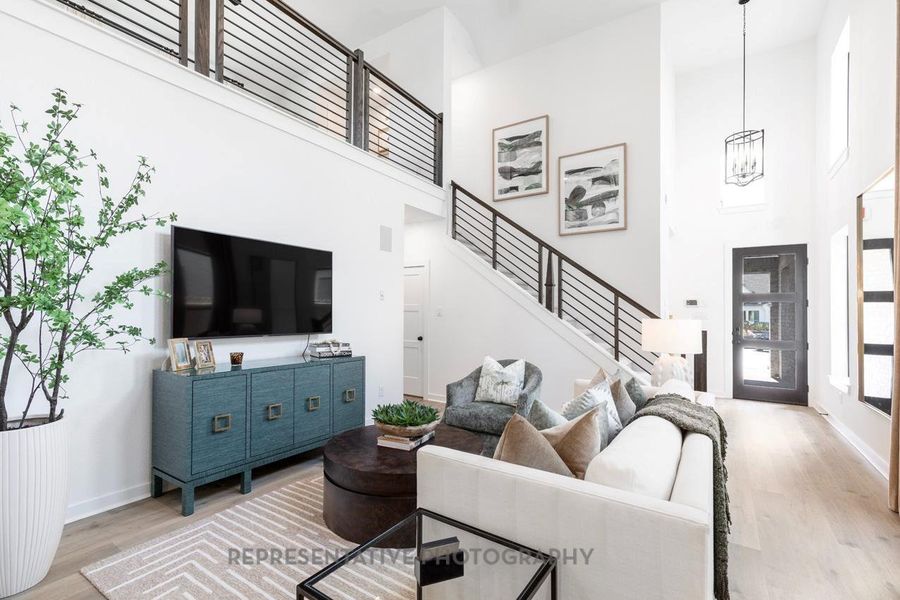 Furnished interior view inside a new home in Brookewater, Rosenberg (Image 15). Furnished interior view inside a new home in Brookewater, Rosenberg (Image 15).