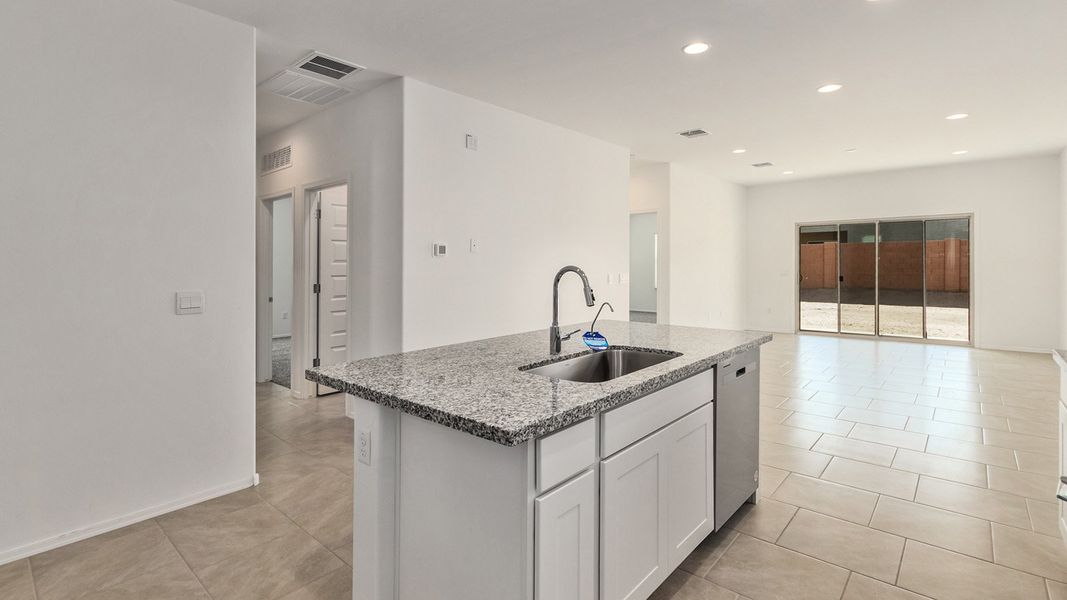 Representative furnished interior of a home built from the Dalton by D.R. Horton in The Oasis at Rocking K, Vail (Image 4).