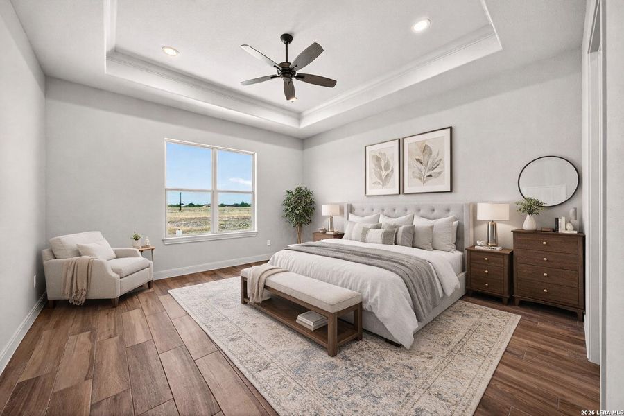 Furnished interior view inside a new home in Boehme Ranch, Castroville (Image 18).