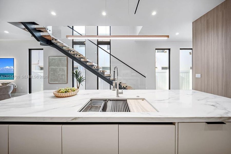 Furnished interior view inside a new home in , Fort Lauderdale (Image 9).