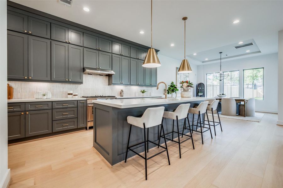 Furnished interior view inside a new home in , Houston (Image 35).