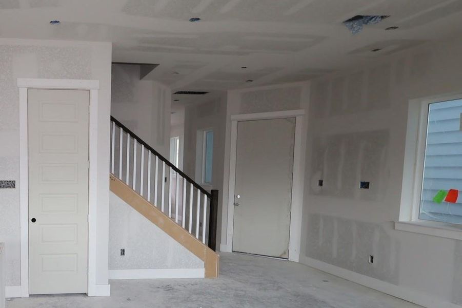 In-progress construction of a new home in Retreat at Oak Park, Houston, TX (Image 12). In-progress construction of a new home in Retreat at Oak Park, Houston, TX (Image 12).