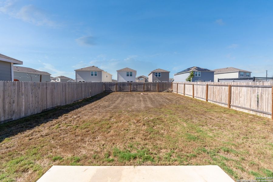 Exterior details and patio area of a home in Liberte, Converse (Image 4). Exterior details and patio area of a home in Liberte, Converse (Image 4).