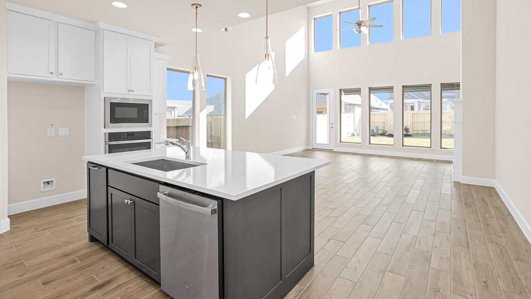 Furnished interior view inside a new home in Escondido 50', Magnolia (Image 10).