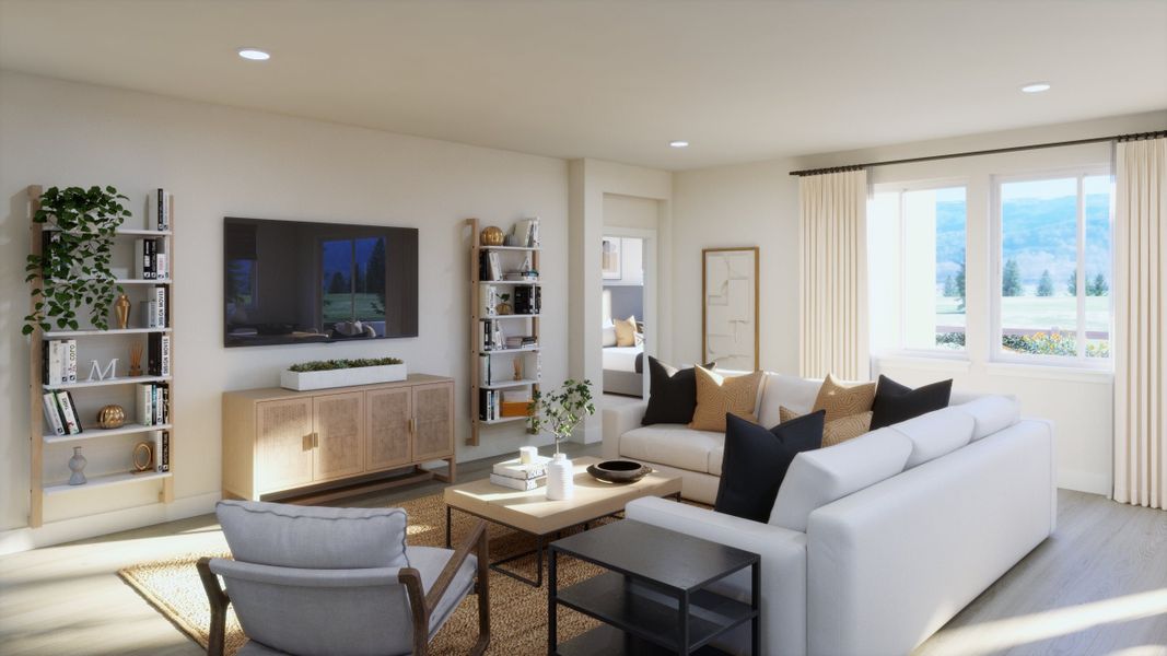 Representative furnished interior of a home built from the 1 by Trumark Homes in Independence, Elizabeth (Image 6).