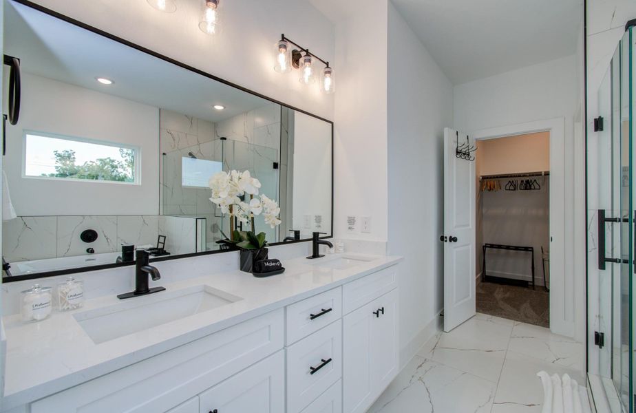 Furnished interior view inside a new home in Benson Street Court, Houston (Image 11).