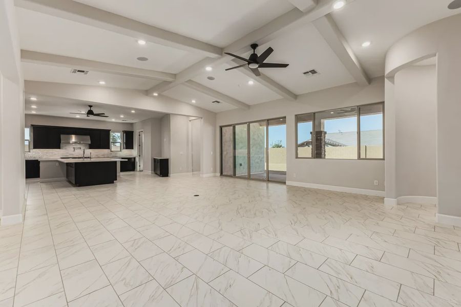 Spacious, unfurnished interior of a new home in Bellero Estates, Queen Creek (Image 20). Spacious, unfurnished interior of a new home in Bellero Estates, Queen Creek (Image 20).