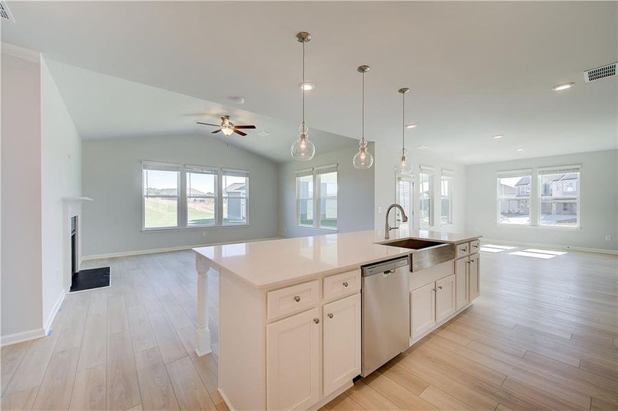 Furnished interior view inside a new home in Grandview at Millers Mill, Stockbridge (Image 8).