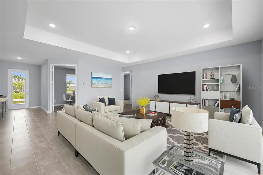 Furnished interior view inside a new home in , Port Charlotte (Image 4). Furnished interior view inside a new home in , Port Charlotte (Image 4).