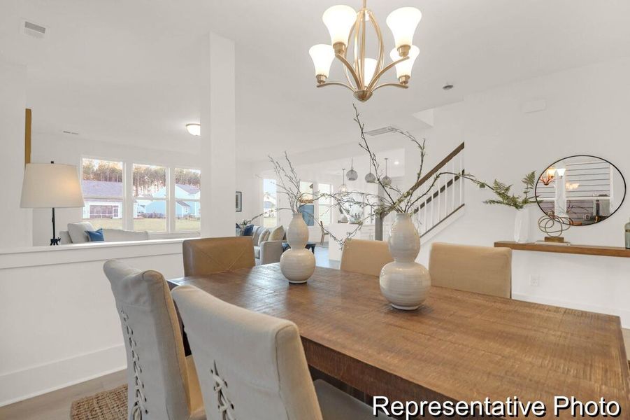 Furnished interior view inside a new home in , Ravenel (Image 8).