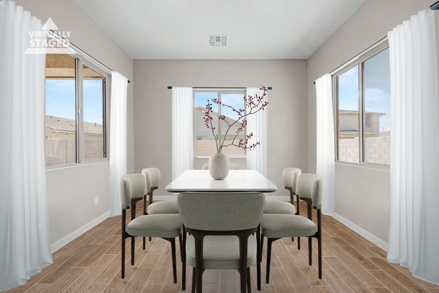 Furnished interior view inside a new home in Wildera, San Tan Valley (Image 8).